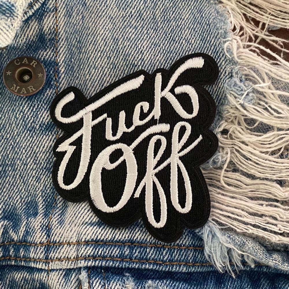 F*CK OFF PATCH - Picture 2 of 2